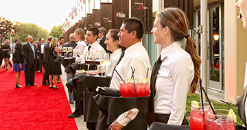 Catering Event with red carpet