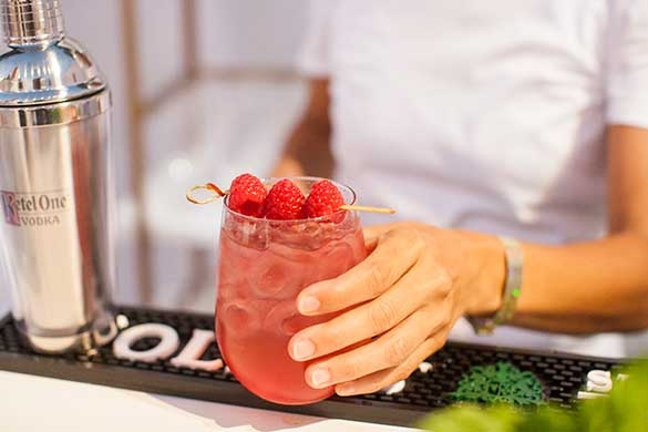 raspberry cocktail