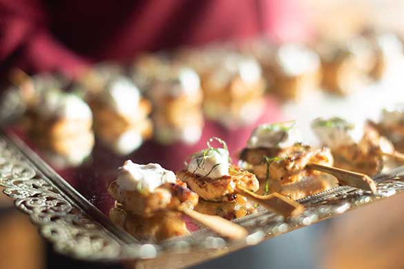 plate of appetizers